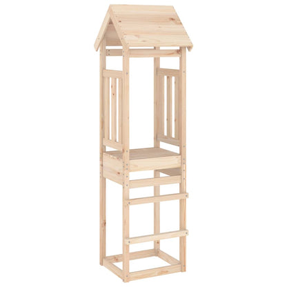 vidaXL Play Tower 52,5x46,5x206,5 cm Solid Wood Pine