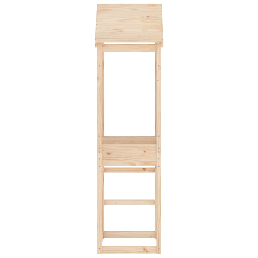 vidaXL Play Tower 52,5x46,5x206,5 cm Solid Wood Pine