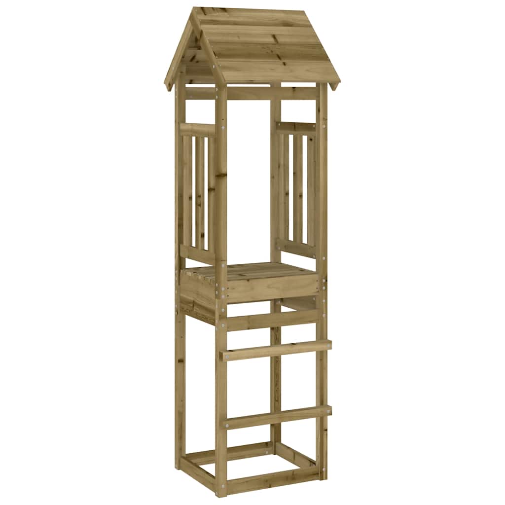 vidaXL Play Tower 52,5x46,5x206,5 cm Impregnated Wood Pine