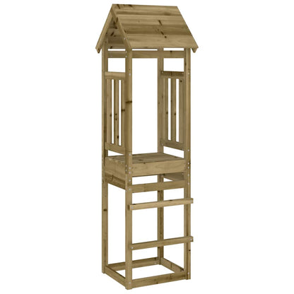 vidaXL Play Tower 52,5x46,5x206,5 cm Impregnated Wood Pine