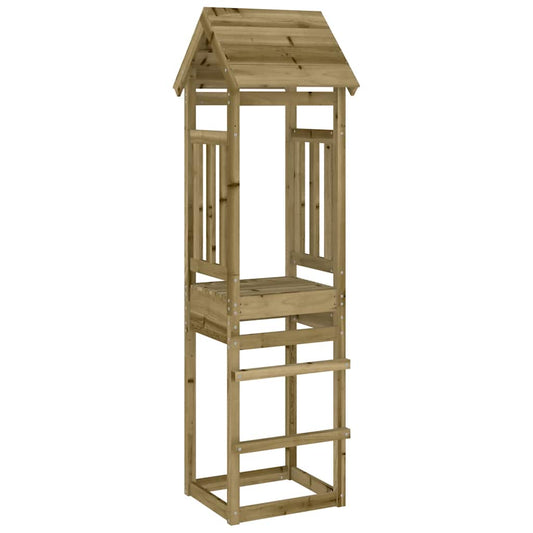vidaXL Play Tower 52,5x46,5x206,5 cm Impregnated Wood Pine