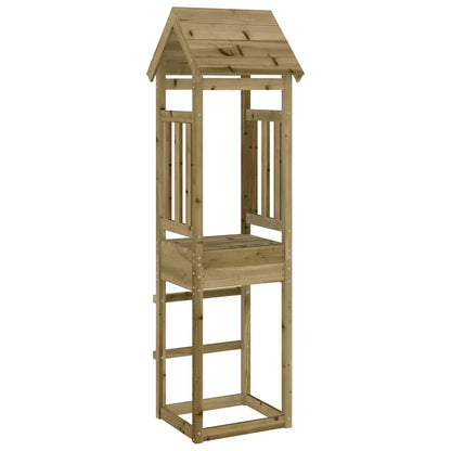 vidaXL Play Tower 52,5x46,5x206,5 cm Impregnated Wood Pine