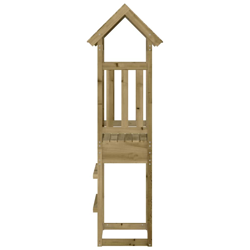 vidaXL Play Tower 52,5x46,5x206,5 cm Impregnated Wood Pine