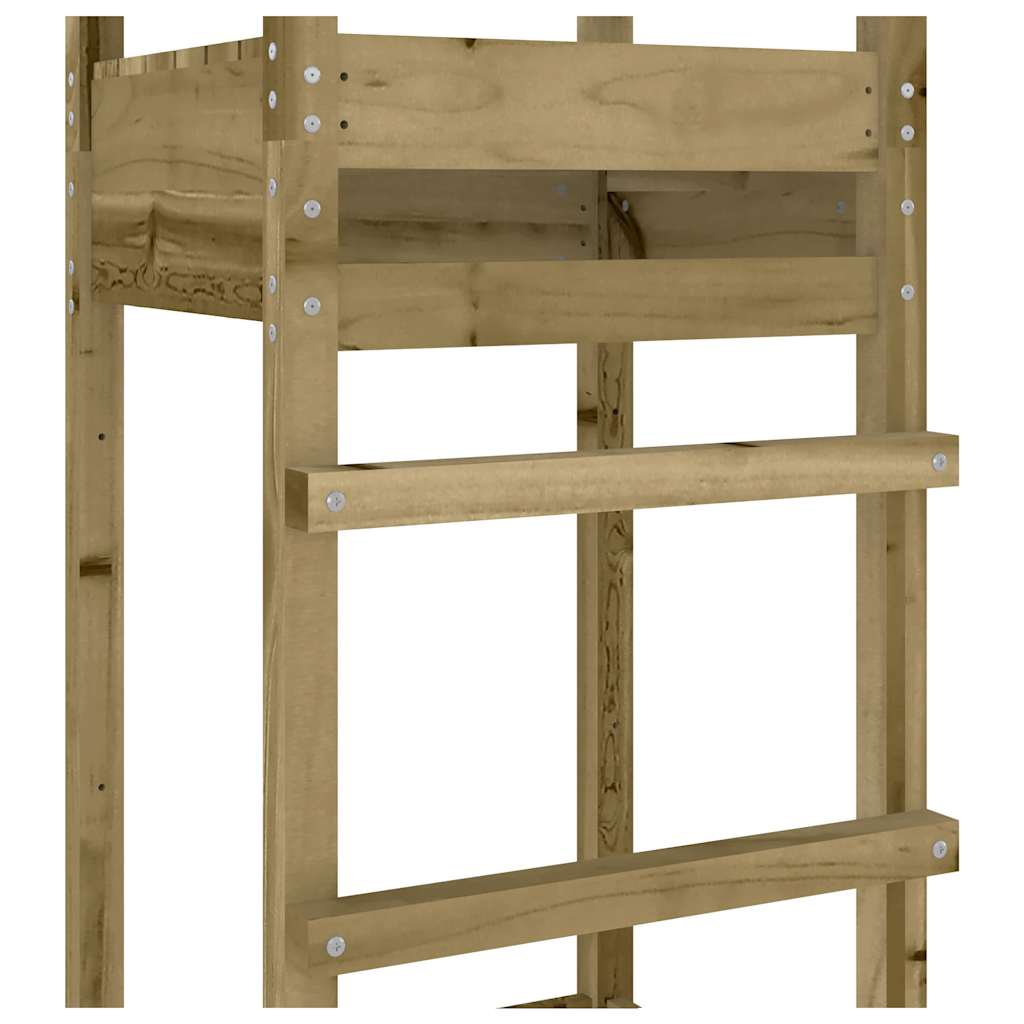 vidaXL Play Tower 52,5x46,5x206,5 cm Impregnated Wood Pine