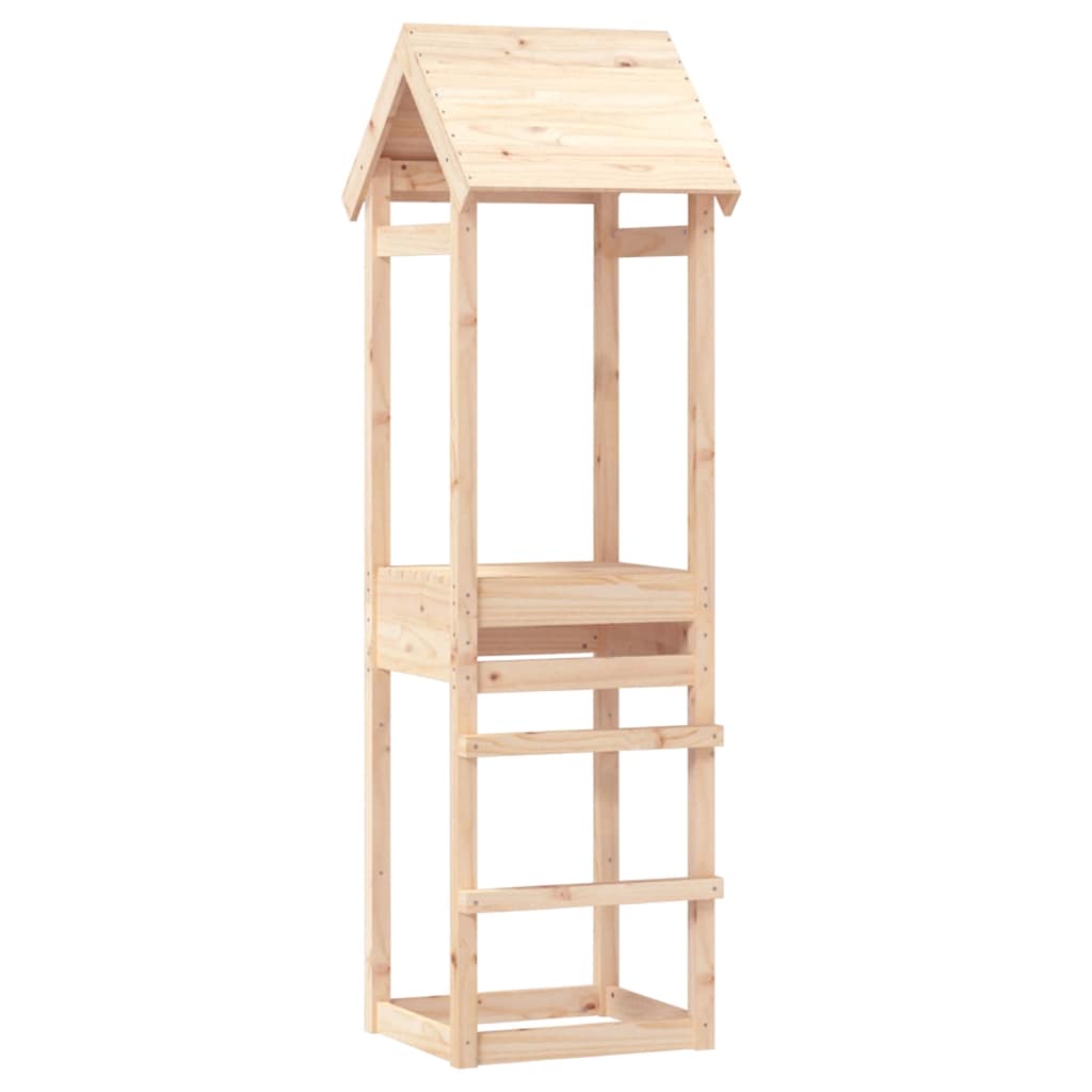 vidaXL Play Tower 53x46,5x194 cm Solid Wood Pine