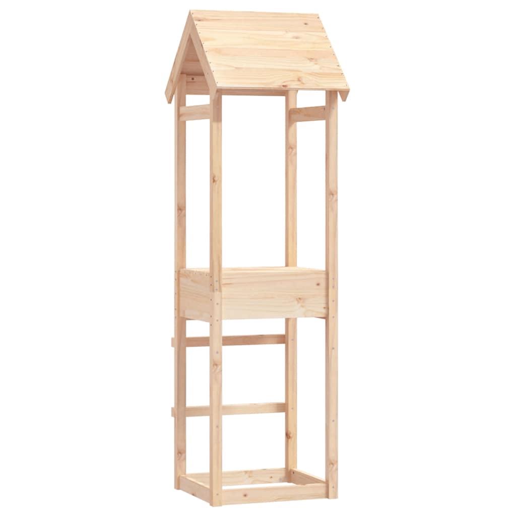 vidaXL Play Tower | Natural Wood | Solid Pine Wood | Large | Durable