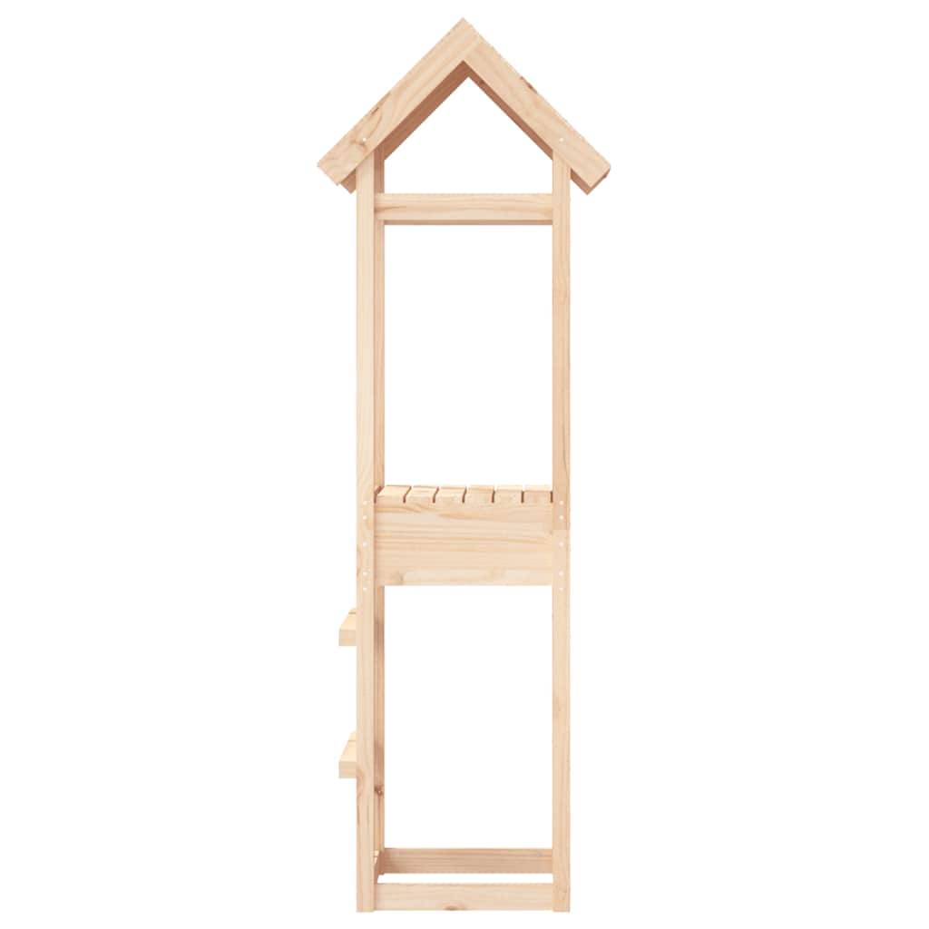vidaXL Play Tower | Natural Wood | Solid Pine Wood | Large | Durable
