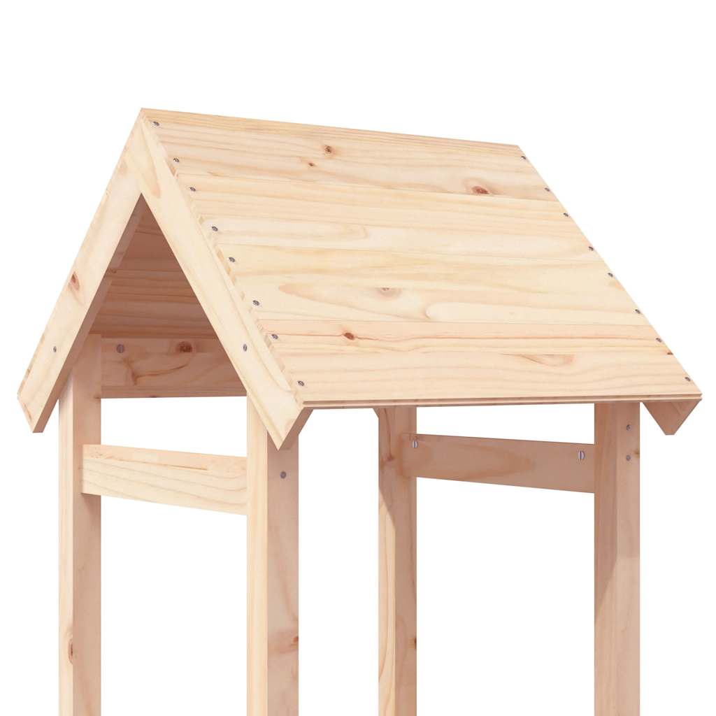 vidaXL Play Tower | Natural Wood | Solid Pine Wood | Large | Durable