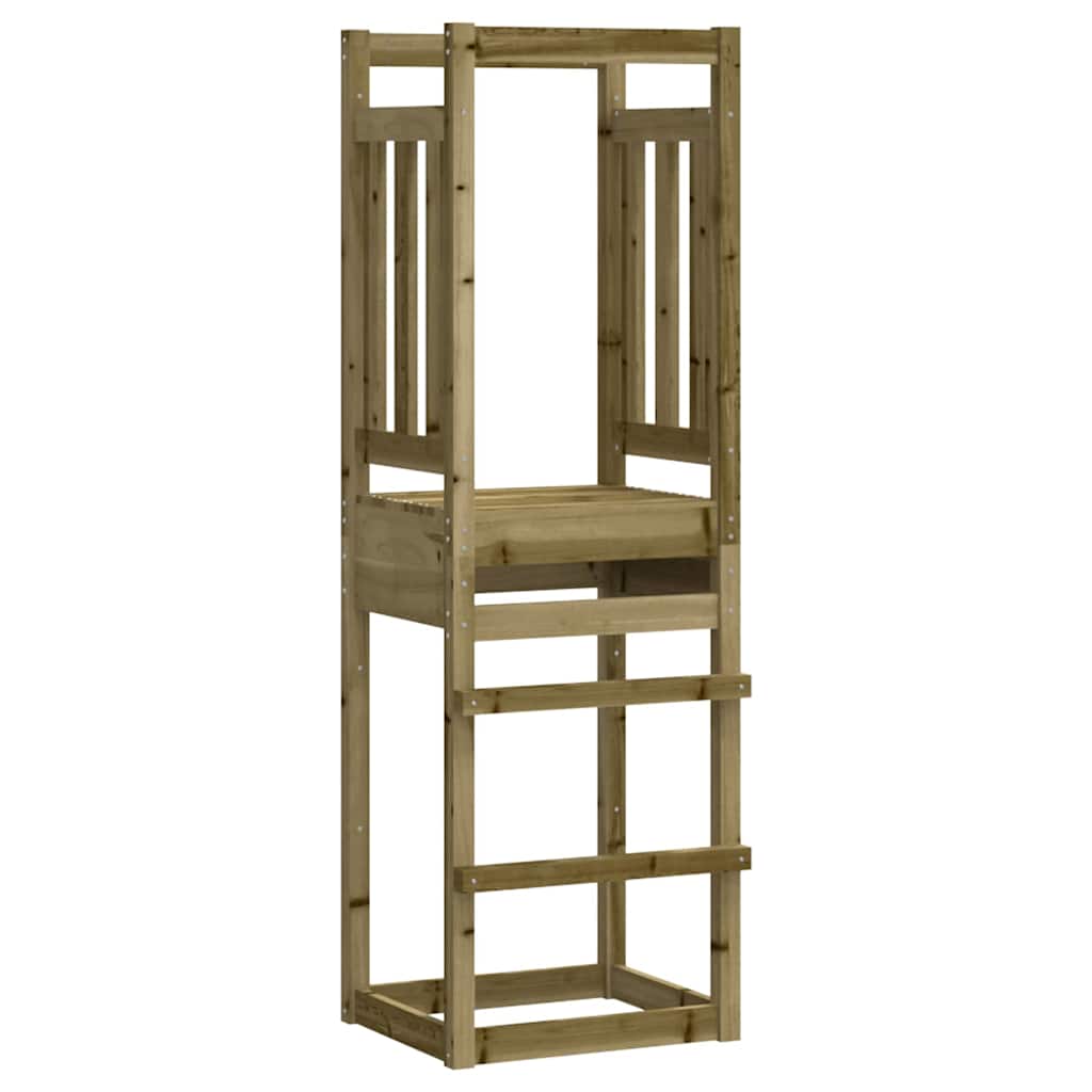 vidaXL Play Tower | Natural Pine | Treated Pine Wood | Standard | Durable