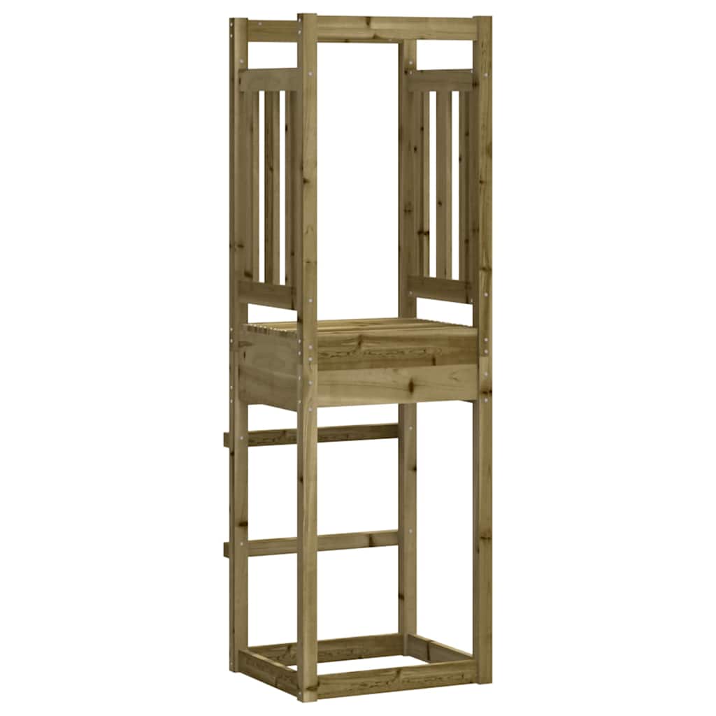 vidaXL Play Tower | Natural Pine | Treated Pine Wood | Standard | Durable