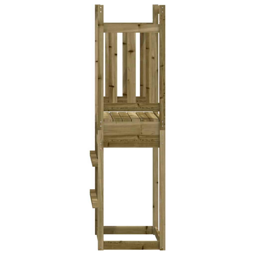 vidaXL Play Tower | Natural Pine | Treated Pine Wood | Standard | Durable
