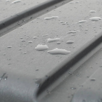 vidaXL Storage Box Black 118x53x57 cm Polypropylene