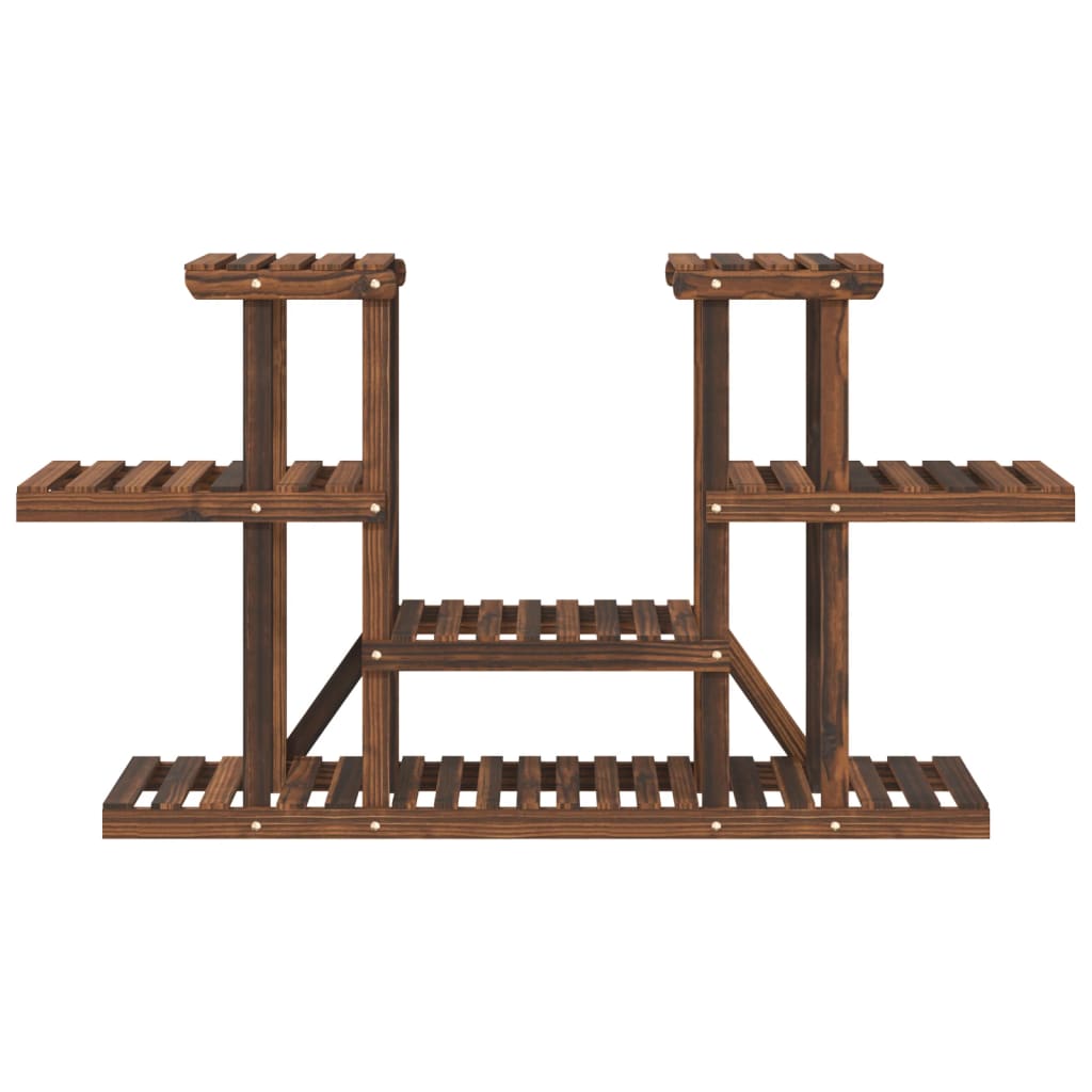 vidaXL Flower Stand 110x25x73 cm Solid Wood Fir