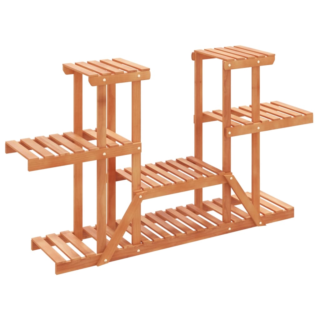 vidaXL Flower Stand 110x25x73 cm Solid Wood Fir