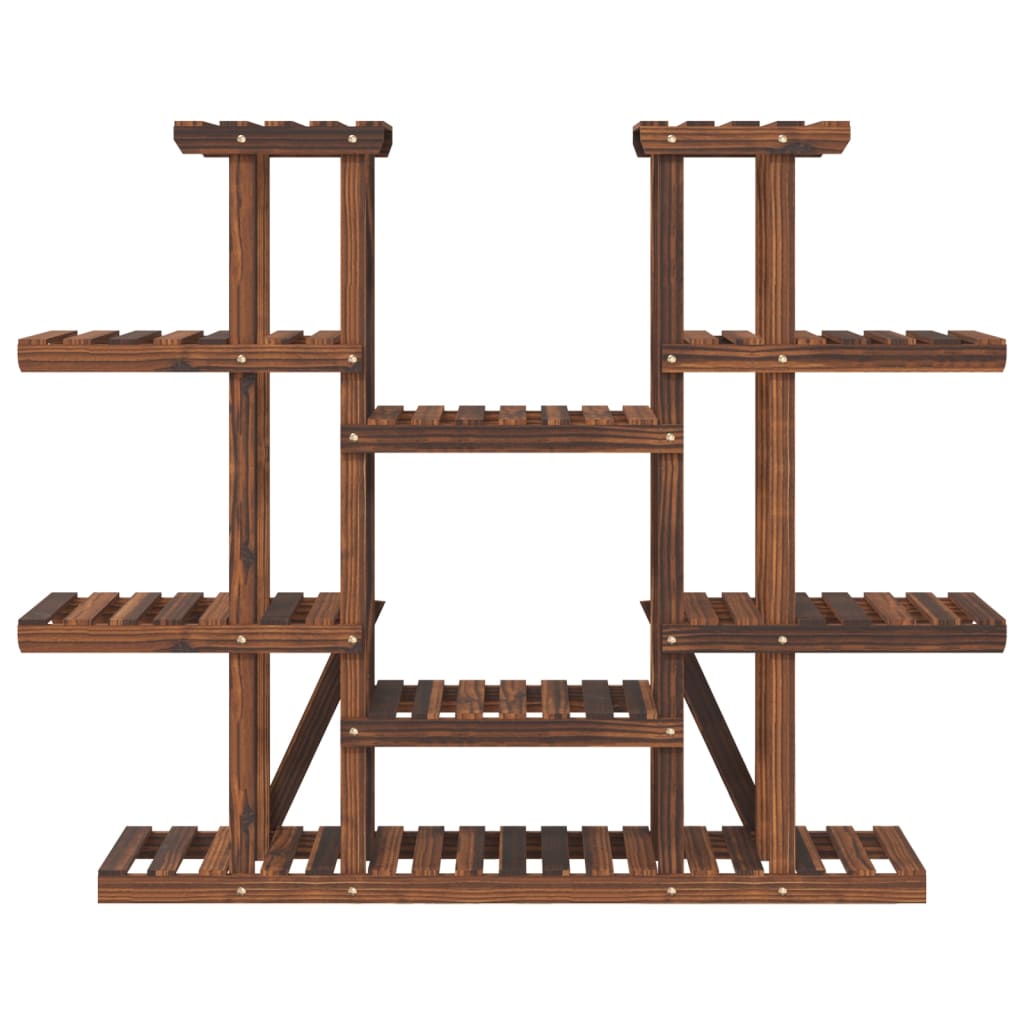 vidaXL Flower Stand 110x25x110.5 cm Solid Wood Fir