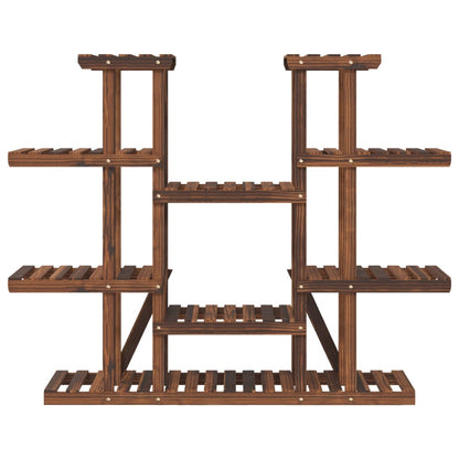 vidaXL Flower Stand 110x25x110.5 cm Solid Wood Fir