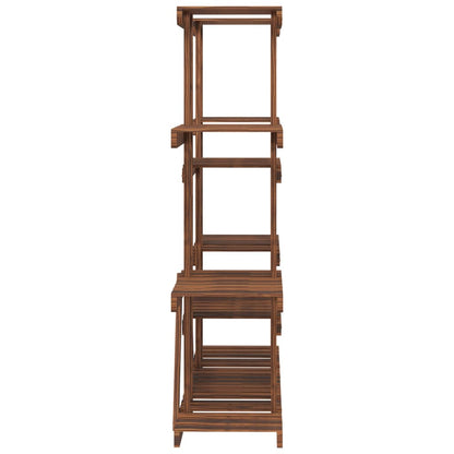 vidaXL Flower Stand 110x25x110.5 cm Solid Wood Fir