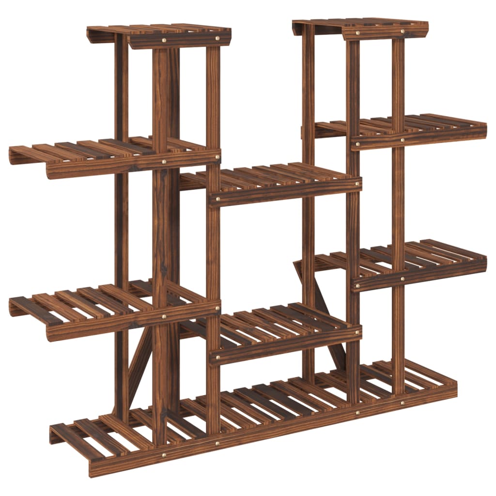vidaXL Flower Stand 110x25x110.5 cm Solid Wood Fir