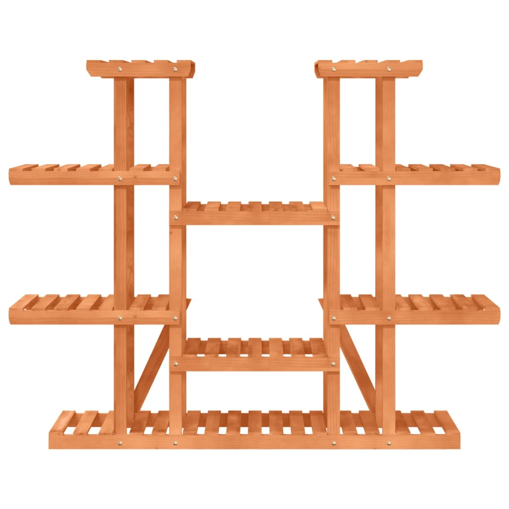 vidaXL Flower Stand 110x25x110.5 cm Solid Wood Fir