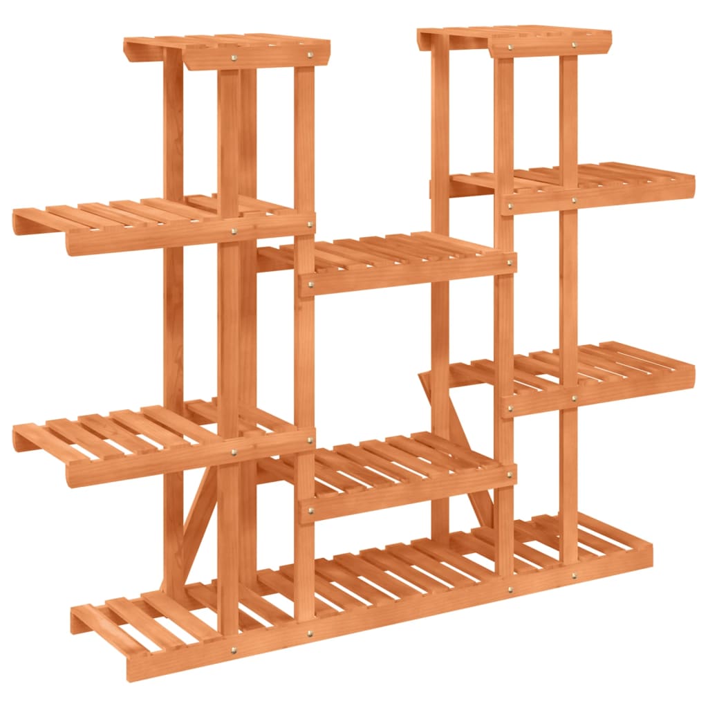 vidaXL Flower Stand 110x25x110.5 cm Solid Wood Fir