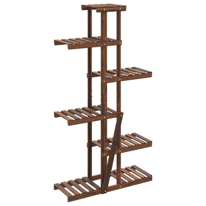 vidaXL Flower Stand 75x25x140,5 cm Solid Wood Fir