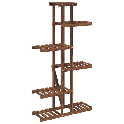 vidaXL Flower Stand 75x25x140,5 cm Solid Wood Fir