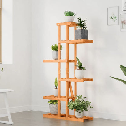 vidaXL Flower Stand 75x25x140,5 cm Solid Wood Fir