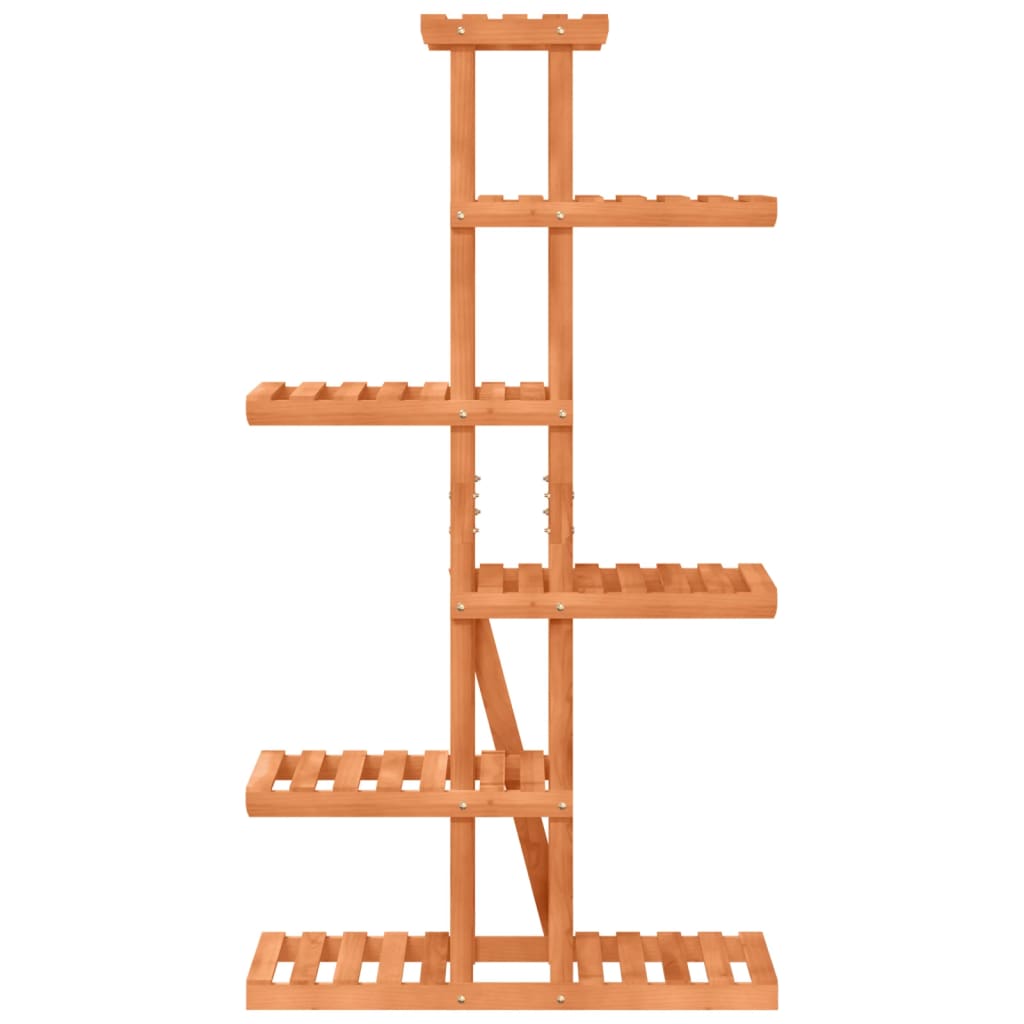 vidaXL Flower Stand 75x25x140,5 cm Solid Wood Fir