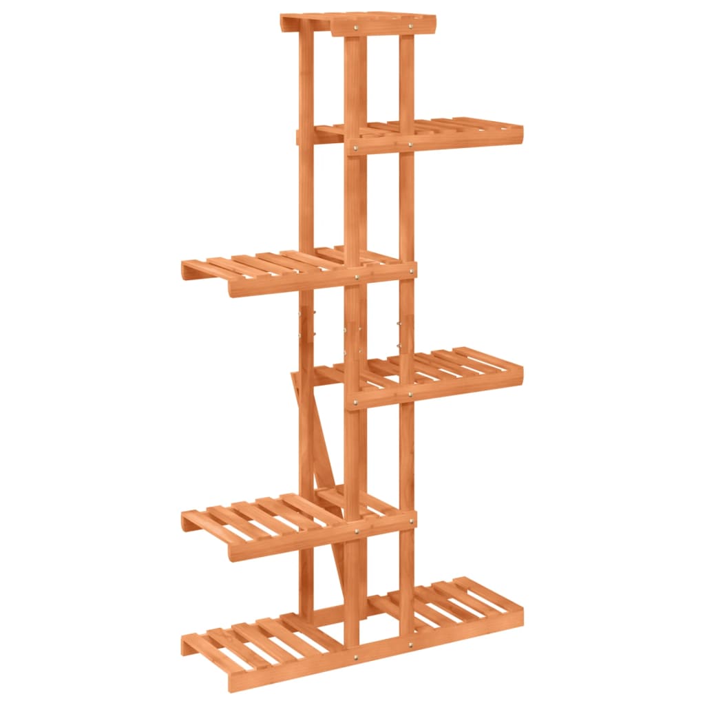vidaXL Flower Stand 75x25x140,5 cm Solid Wood Fir