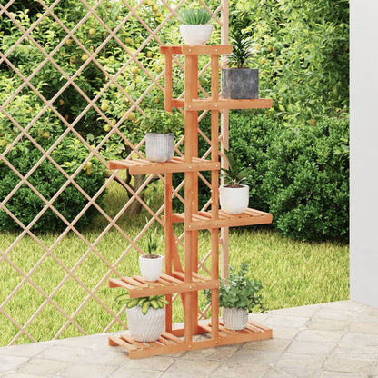 vidaXL Flower Stand 75x25x140,5 cm Solid Wood Fir