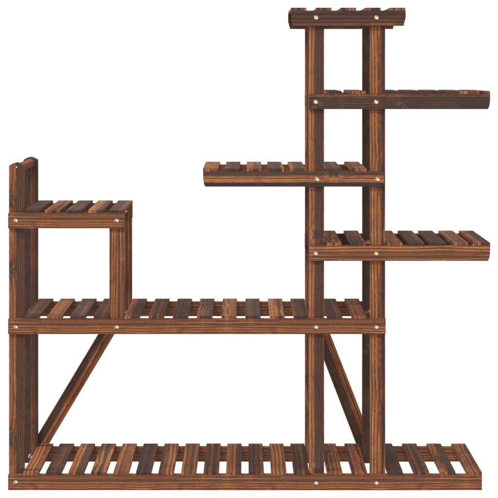 vidaXL Flower Stand 110x25x111 cm Solid Wood Fir