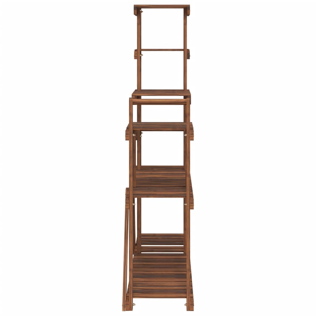 vidaXL Flower Stand 110x25x111 cm Solid Wood Fir
