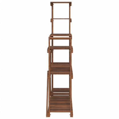 vidaXL Flower Stand 110x25x111 cm Solid Wood Fir