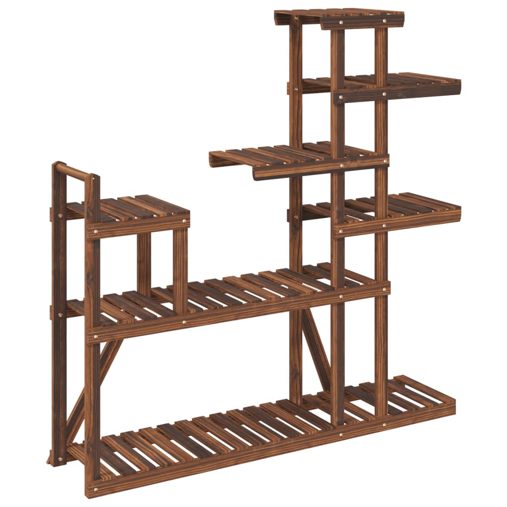 vidaXL Flower Stand 110x25x111 cm Solid Wood Fir