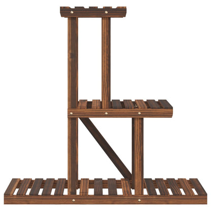 vidaXL Flower Stand 81x25x75,5 cm Solid Wood Fir