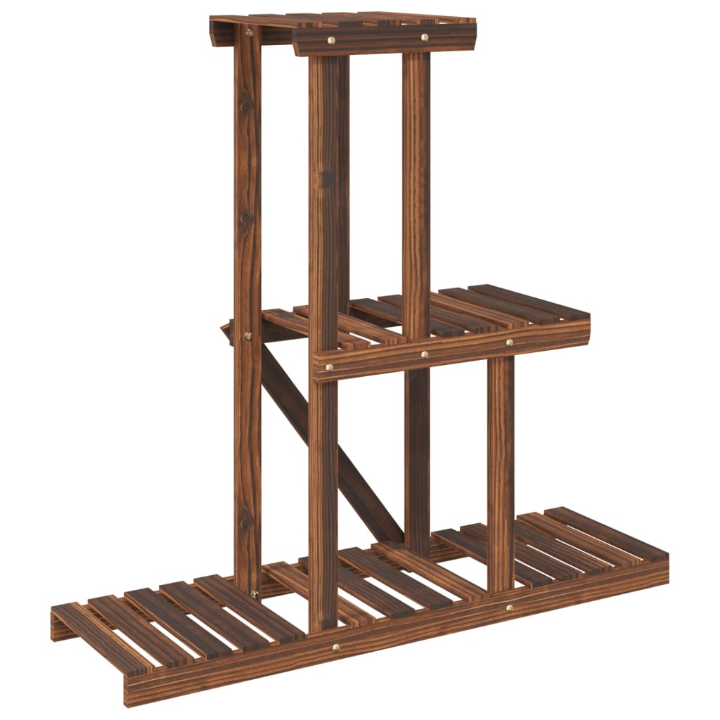vidaXL Flower Stand 81x25x75.5 cm Solid Wood Fir
