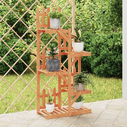 vidaXL Flower Stand 60x25x130 cm Solid Wood Fir