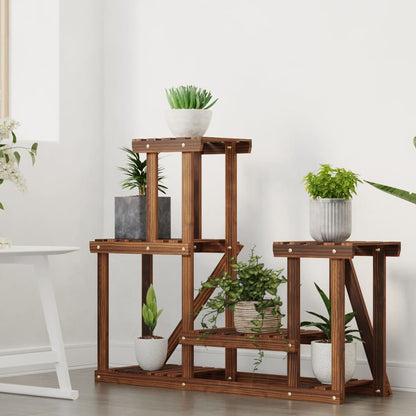 vidaXL Flower Stand 90x25x73.5 cm Solid Wood Fir