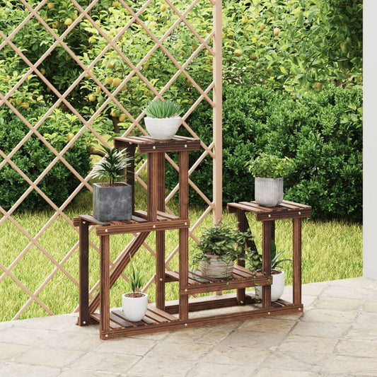vidaXL Flower Stand 90x25x73.5 cm Solid Wood Fir