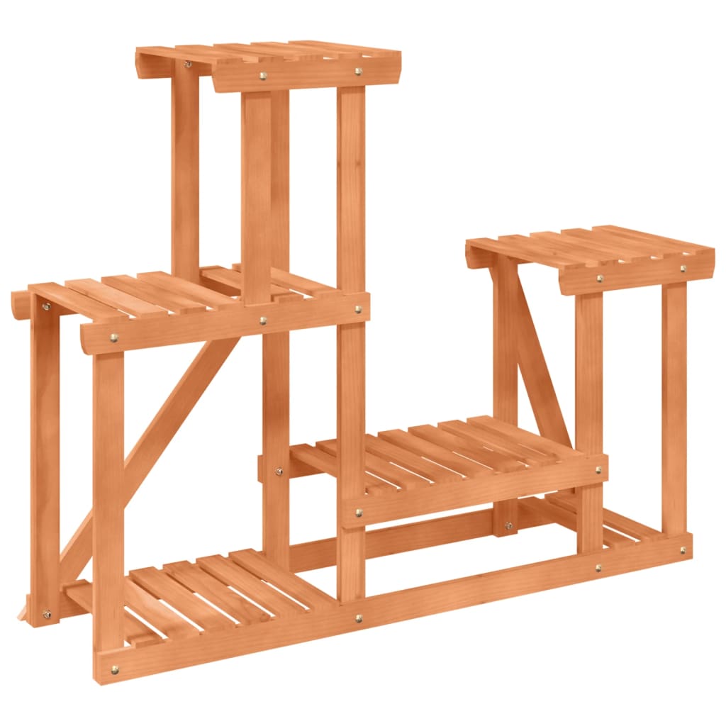vidaXL Flower Stand 90x25x73.5 cm Solid Wood Fir