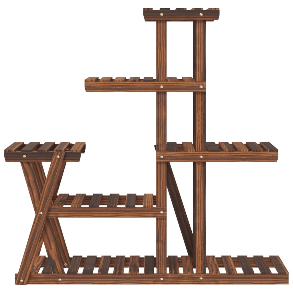 vidaXL Flower Stand 95x25x96 cm Solid Wood Fir