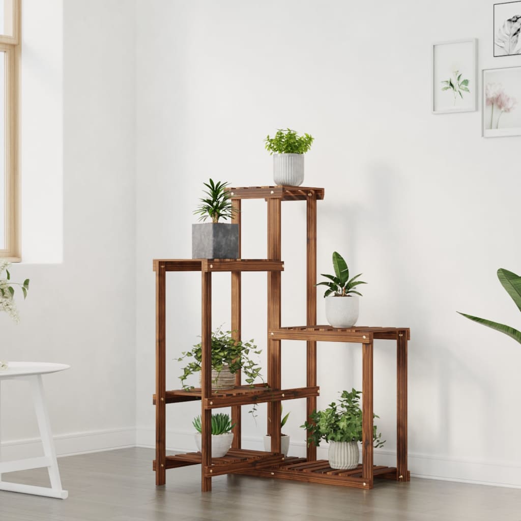 vidaXL Flower Stand 62,5x61,5x101,5 cm Solid Wood Fir