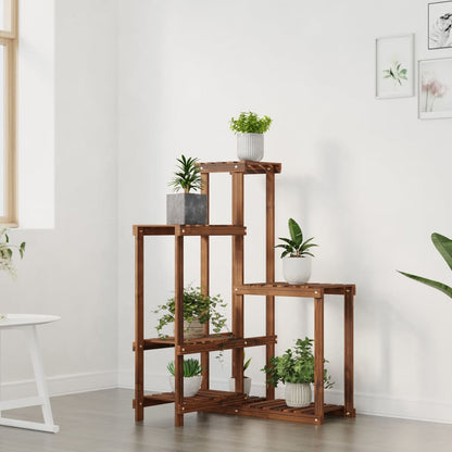 vidaXL Flower Stand 62,5x61,5x101,5 cm Solid Wood Fir