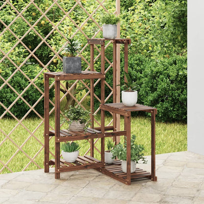vidaXL Flower Stand 62,5x61,5x101,5 cm Solid Wood Fir