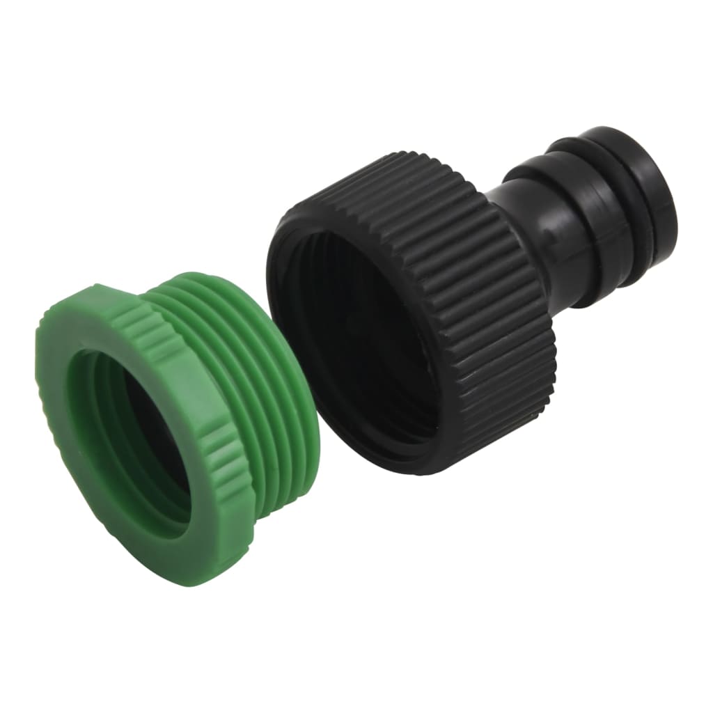 vidaXL Garden Hose with Fitting Set Green 0,5" 20 m PVC
