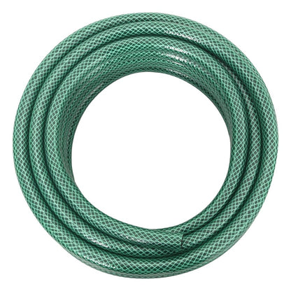 vidaXL Garden Hose with Fitting Set Green 0,5" 30 m PVC