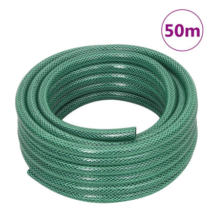 vidaXL Garden Hose Green 0,5" 50 m PVC