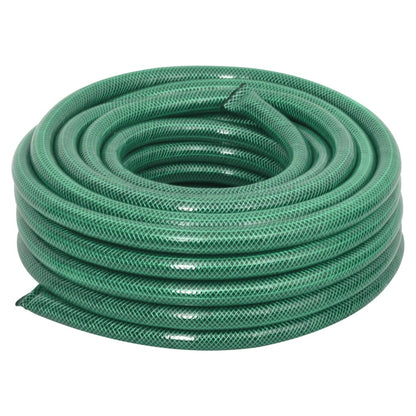 vidaXL Garden Hose Green 0,75" 30 m PVC