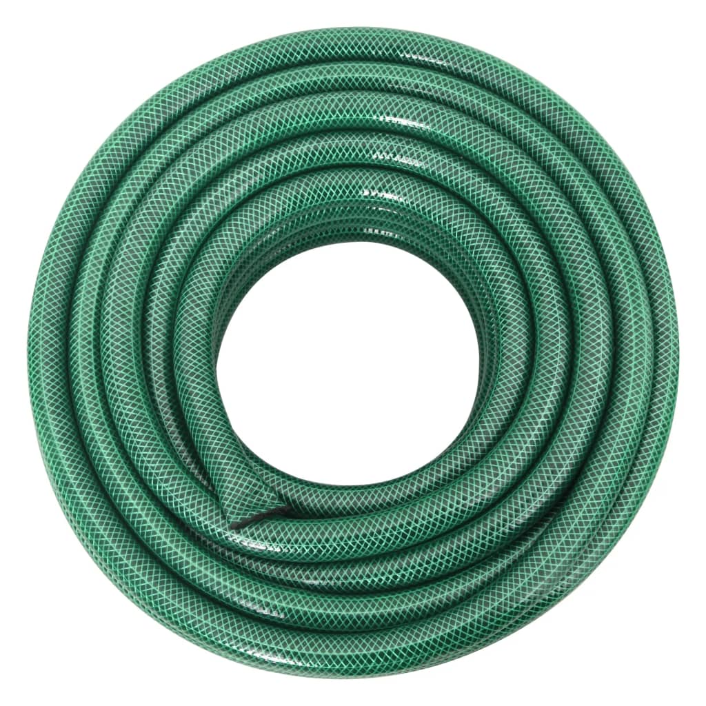 vidaXL Garden Hose Green 0,75" 30 m PVC