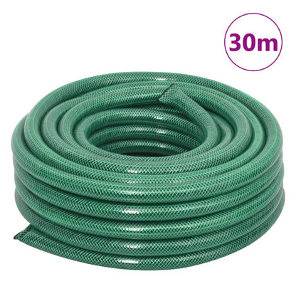vidaXL Garden Hose Green 0,75" 30 m PVC